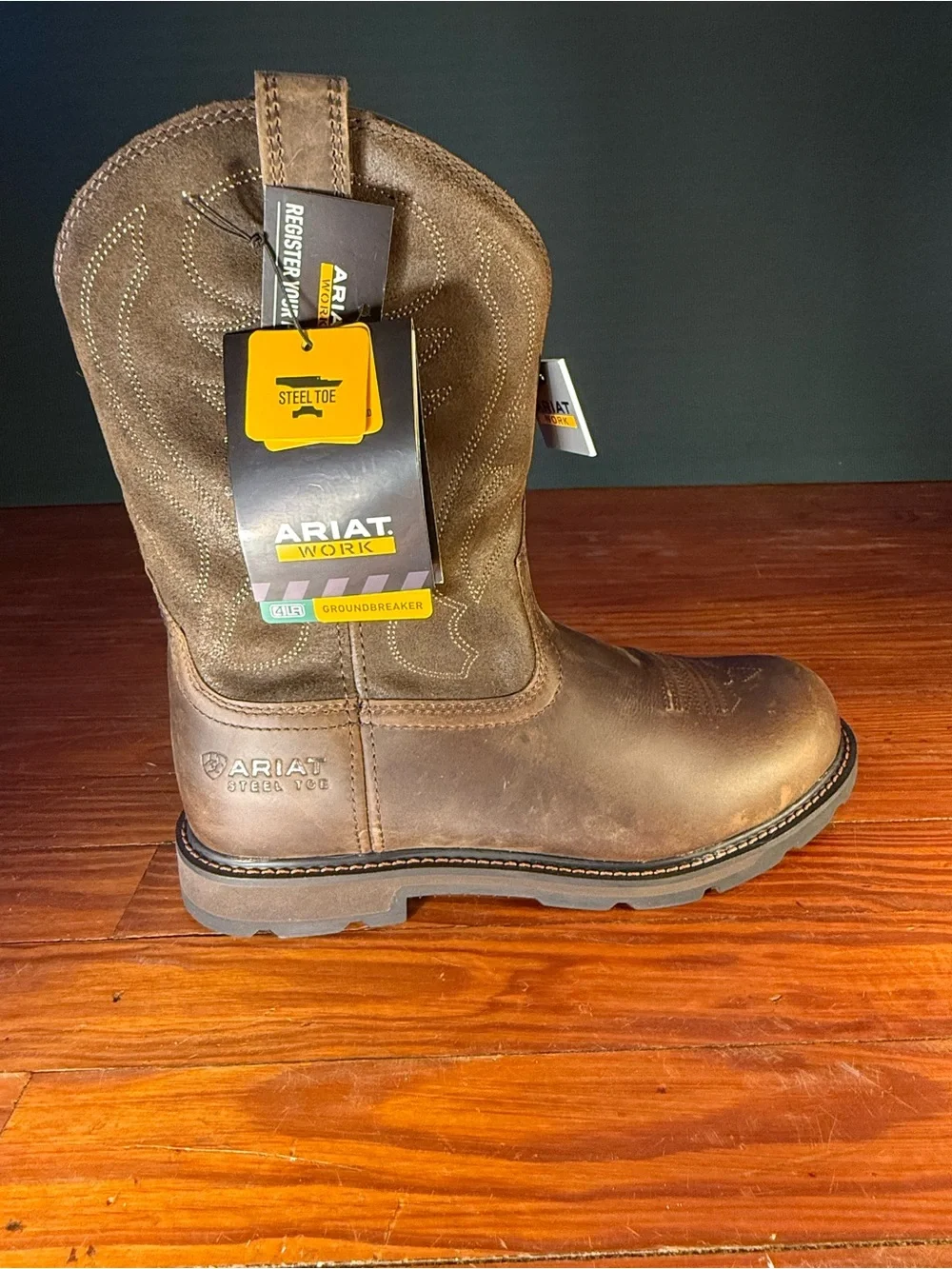 Ariat Steel-toed Groundbreaker Work Boot